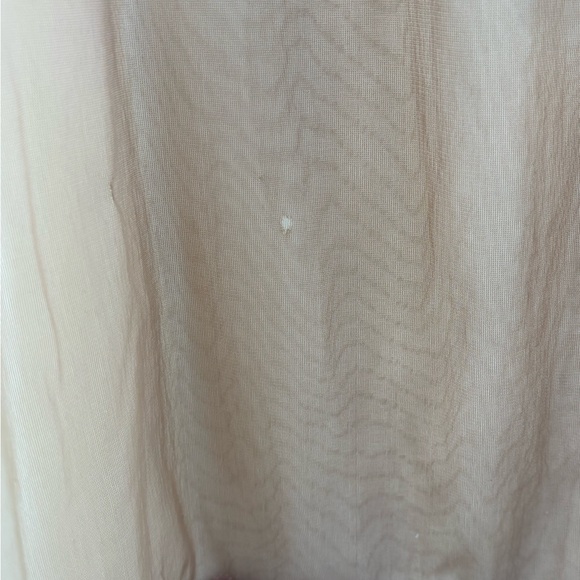 VINTAGE 1960s Vanity Fair Brown Lace Chiffon Nightgown Nightie Dress Sabrina - Picture 7 of 9